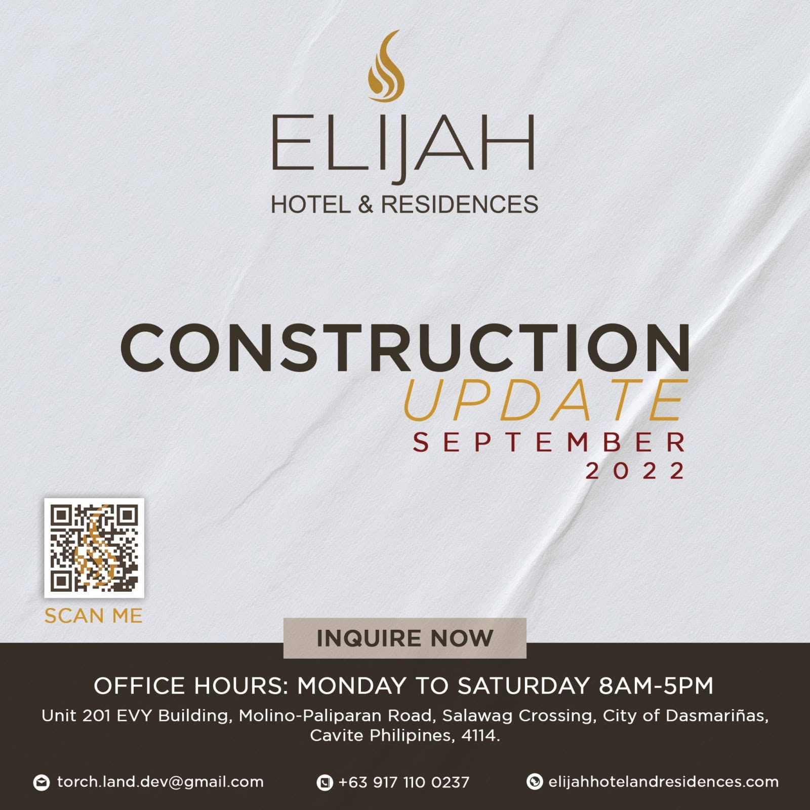 Elijah Hotel and Residences, Dasmariñas