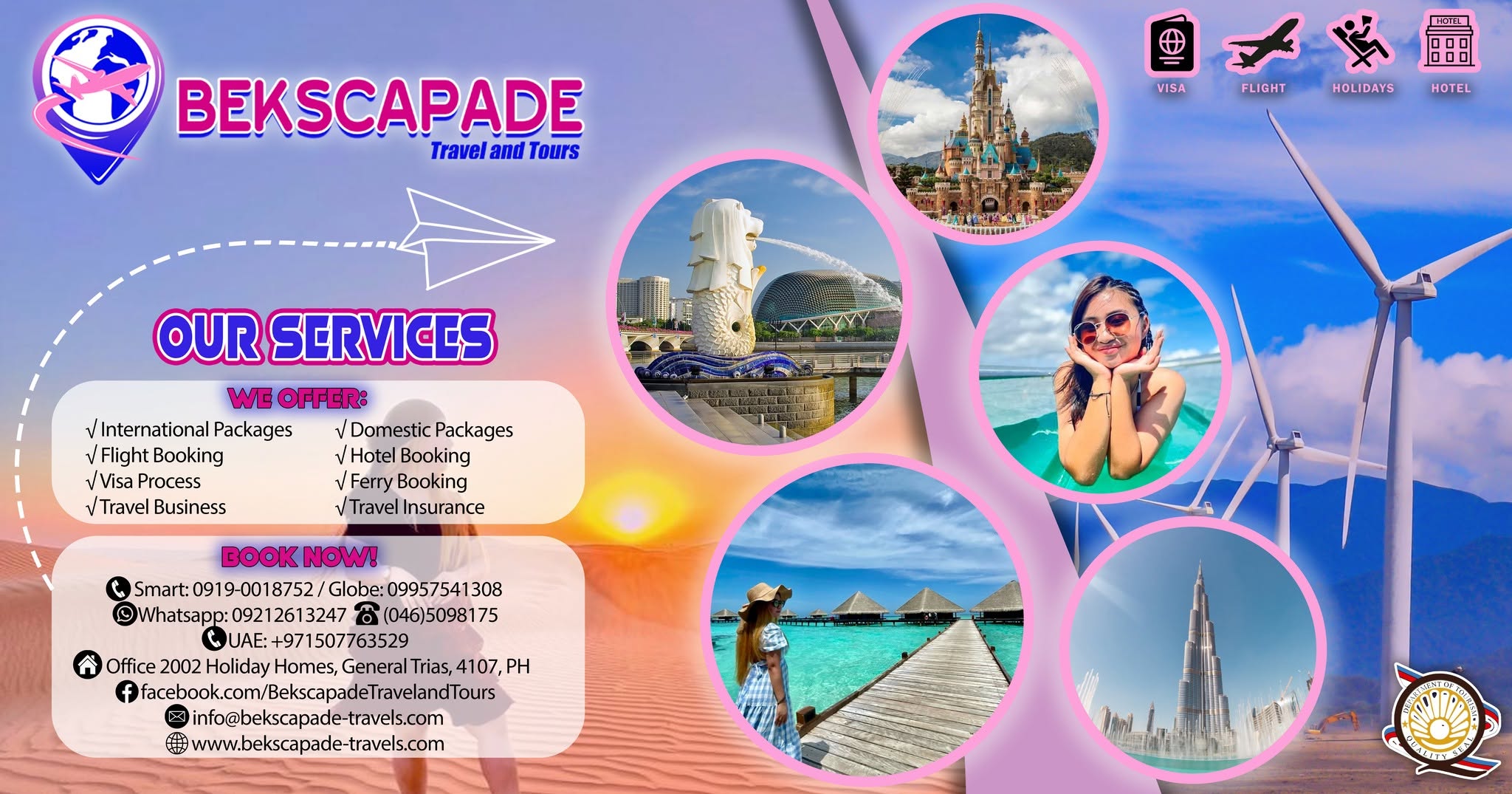 Bekscapade Travel and Tours, Dasmariñas