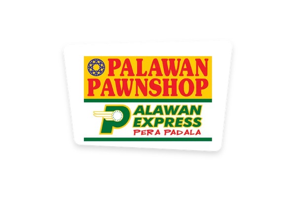 Palawan Pawnshop Mendez logo featuring yellow and green colors with "Palawan Express Pera Padala" text.